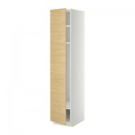 МЕТОД Выс шкаф с полками/проволоч корзин - 40x60x200 см, Тингсрид под березу, белый МЕТОД Выс шкаф с полками/проволоч корзин - 40x60x200 см, Тингсрид под березу, белый