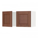 МЕТОД Навесной шкаф с 2 дверями - белый, Филипстад коричневый МЕТОД Навесной шкаф с 2 дверями - белый, Филипстад коричневый