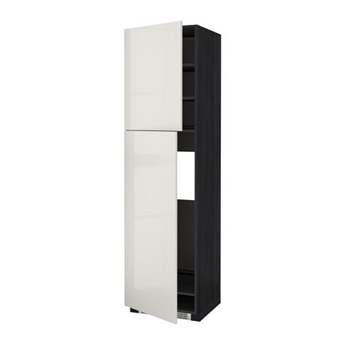 METOD высокий шкаф д/холодильника/2дверцы