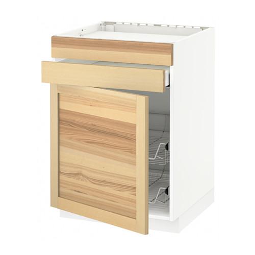 МЕТОД / МАКСИМЕРА Нплн шк д/врч пнл/ящ/2првл крзн - белый, Торхэмн естественный ясень МЕТОД / МАКСИМЕРА Нплн шк д/врч пнл/ящ/2првл крзн - белый, Торхэмн естественный ясень