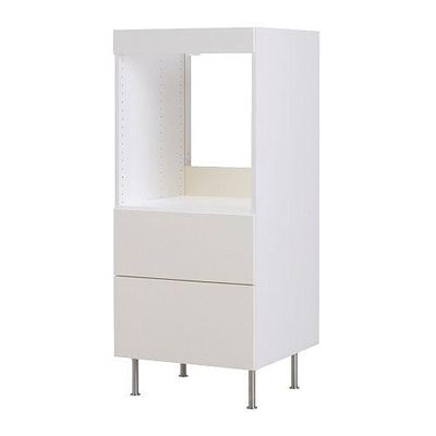 ФАКТУМ Высок шкаф д духовки+2 ящика - Аплод белый ФАКТУМ Высок шкаф д духовки+2 ящика - Аплод белый