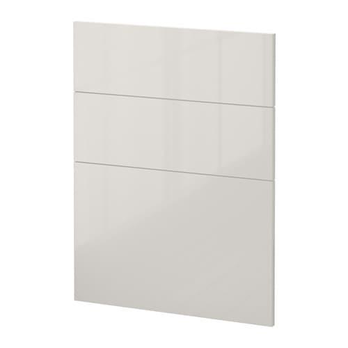 МЕТОД 3 фронтальн панели д/посудом машины - Рингульт глянцевый светло-серый