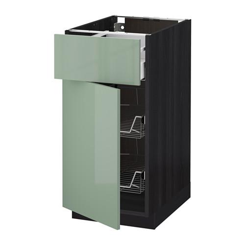 METOD/MAXIMERA напольн шкаф с пров корз/ящ/дверью