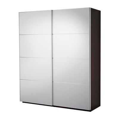 ПАКС Гардероб с раздвижными дверьми - зеркальное стекло/зеркальное стекло, 200x44x201 см ПАКС Гардероб с раздвижными дверьми - зеркальное стекло/зеркальное стекло, 200x44x201 см