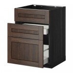 МЕТОД / МАКСИМЕРА Напольн шк п-мойку+3фрнт пнл/2ящ - под дерево черный, Эдсерум под дерево коричневый, 60x60 см МЕТОД / МАКСИМЕРА Напольн шк п-мойку+3фрнт пнл/2ящ - под дерево черный, Эдсерум под дерево коричневый, 60x60 см