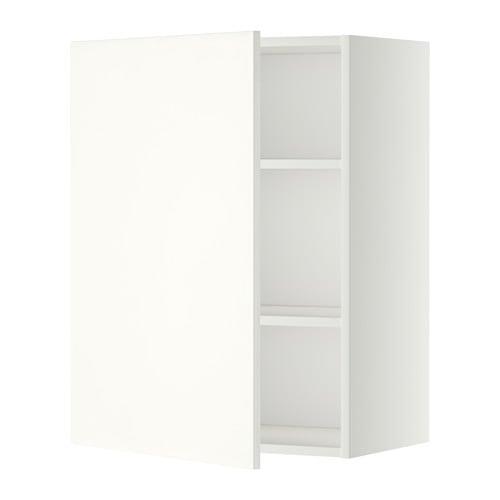 МЕТОД Шкаф навесной с полкой - белый, Хэггеби белый, 60x80 см