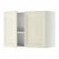 METOD навесной шкаф с посуд суш/2 дврц белый/Будбин белый с оттенком 80x38.9x60 cm