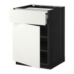 МЕТОД / МАКСИМЕРА Нплн шк д/врч пнл/ящ/плк/дв - под дерево черный, Хэггеби белый МЕТОД / МАКСИМЕРА Нплн шк д/врч пнл/ящ/плк/дв - под дерево черный, Хэггеби белый