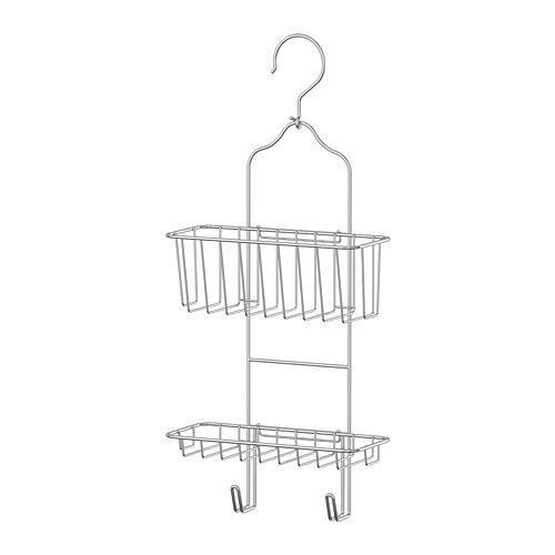 IMMELN вешалка д/душа, 2 уровня оцинкованный 24x11x53 cm