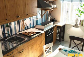 Интерьер кухни IKEA Интерьер кухни IKEA