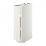 МЕТОД Напольный шкаф с полками - 20x60 см, Росдаль белый ясень, белый МЕТОД Напольный шкаф с полками - 20x60 см, Росдаль белый ясень, белый