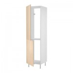 ФАКТУМ Высок шкаф д холодильн/мороз - Нексус березовый шпон, 60x233 см