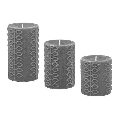 НЬЮТНИНГ Формовая свеча, ароматическая, 3 шт НЬЮТНИНГ Формовая свеча, ароматическая, 3 шт