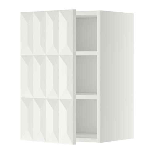 МЕТОД Шкаф навесной с полкой - белый, Гэррестад белый, 40x60 см