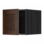 МЕТОД Верхний шкаф - под дерево черный, Эдсерум под дерево коричневый МЕТОД Верхний шкаф - под дерево черный, Эдсерум под дерево коричневый