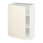 МЕТОД Напольный шкаф с полками - белый, Хитарп белый с оттенком, 60x37 см МЕТОД Напольный шкаф с полками - белый, Хитарп белый с оттенком, 60x37 см