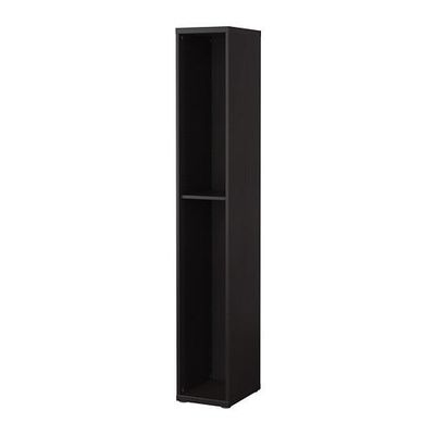 БЕСТО Стеллаж - черно-коричневый