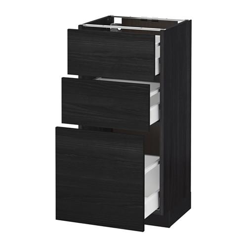 METOD/MAXIMERA напольный шкаф с 3 ящиками