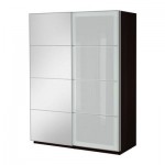 ПАКС Гардероб с раздвижными дверьми - белый, 150x66x201 см ПАКС Гардероб с раздвижными дверьми - белый, 150x66x201 см