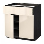 МЕТОД / ФОРВАРА Нплн шк д/врч пнл/ящ/плк/2дв - Рингульт глянцевый кремовый, под дерево черный МЕТОД / ФОРВАРА Нплн шк д/врч пнл/ящ/плк/2дв - Рингульт глянцевый кремовый, под дерево черный