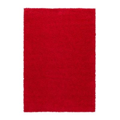 ХАМПЭН Ковер, длинный ворс - красный, 160x230 см