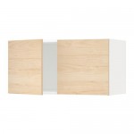 МЕТОД Навесной шкаф с 2 дверями - белый, Аскерсунд под светлый ясень МЕТОД Навесной шкаф с 2 дверями - белый, Аскерсунд под светлый ясень