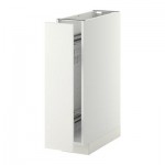 МЕТОД Напол шкаф/выдв внутр элем - Хэггеби белый, белый