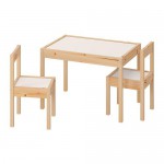 LÄTT стол детский с 2 стульями