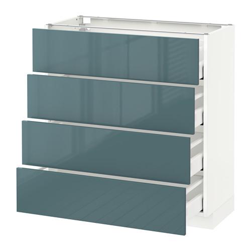 METOD/MAXIMERA напольн шкаф 4 фронт панели/4 ящика METOD/MAXIMERA напольн шкаф 4 фронт панели/4 ящика