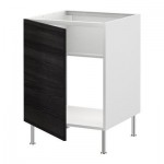 ФАКТУМ Напольный шкаф для раковины - Гношё черный ФАКТУМ Напольный шкаф для раковины - Гношё черный