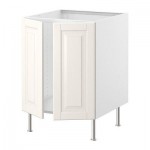 ФАКТУМ Напольн шкаф д раковины+2 двери - Лидинго белый с оттенком, 80 см