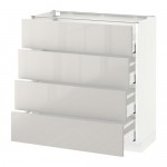 METOD/MAXIMERA напольн шкаф 4 фронт панели/4 ящика METOD/MAXIMERA напольн шкаф 4 фронт панели/4 ящика