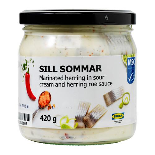 SILL SOMMAR Маринованн сельдь с икорным соусом