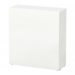 БЕСТО Стеллаж с дверью - Лаксвикен белый