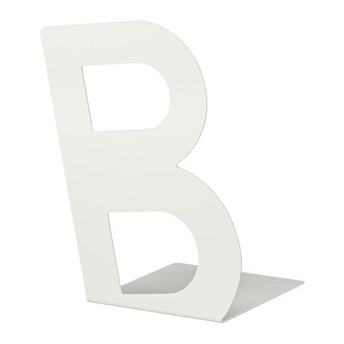 BUSBASSE ограничитель для книг белый BUSBASSE ограничитель для книг белый