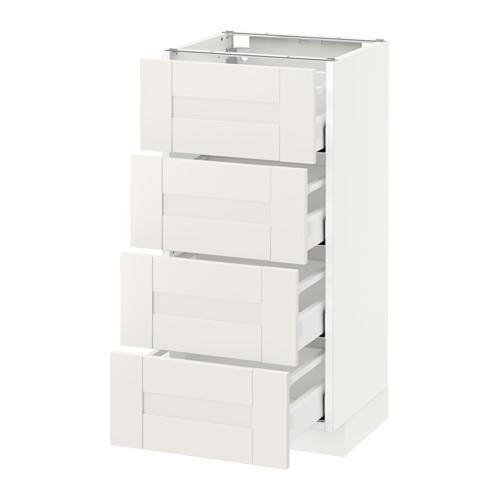 METOD/MAXIMERA напольн шкаф 4 фронт панели/4 ящика METOD/MAXIMERA напольн шкаф 4 фронт панели/4 ящика