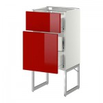 МЕТОД / ФОРВАРА Наполн шк 2 фрнт/3 средн ящ - 40x37x60 см, Рингульт глянцевый красный, белый МЕТОД / ФОРВАРА Наполн шк 2 фрнт/3 средн ящ - 40x37x60 см, Рингульт глянцевый красный, белый