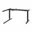 BEKANT угловой стол-трансформер,электр черный 110x160 cm