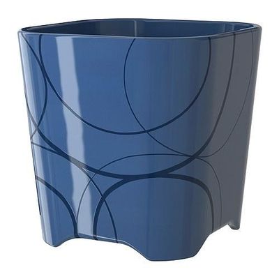 ЛИВФУЛЬ Кашпо - темно-синий