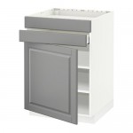 МЕТОД / МАКСИМЕРА Нап шк д/вар панели/дв/2фасада/1ящ - белый, Будбин серый МЕТОД / МАКСИМЕРА Нап шк д/вар панели/дв/2фасада/1ящ - белый, Будбин серый