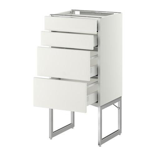 МЕТОД / МАКСИМЕРА Нплн шк 4 фронт/2 низк/2средн ящ - белый, Хэггеби белый, 40x37x60 см МЕТОД / МАКСИМЕРА Нплн шк 4 фронт/2 низк/2средн ящ - белый, Хэггеби белый, 40x37x60 см