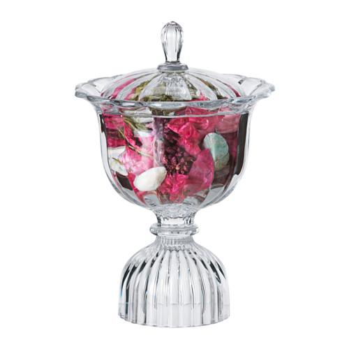 КОНСТНЭРЛИГ Цветочн отдушка в стекл чаше КОНСТНЭРЛИГ Цветочн отдушка в стекл чаше