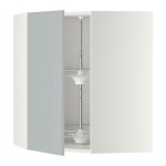 МЕТОД Угл нвсн шкф с вращающ секц - 68x80 см, Веддинге серый, белый