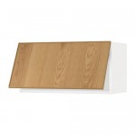 МЕТОД Горизонтальный навесной шкаф - белый, Экестад дуб, 80x40 см МЕТОД Горизонтальный навесной шкаф - белый, Экестад дуб, 80x40 см