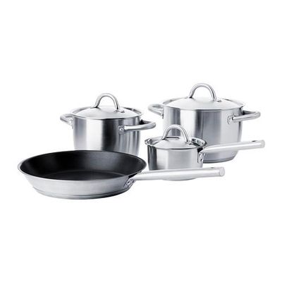 schommel Op grote schaal Bewust worden IKEA / 365 + Set pans 4 object (30101168) - reviews, price comparisons