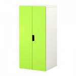 СТУВА Комбинация для хранения с дверцами - белый/зеленый