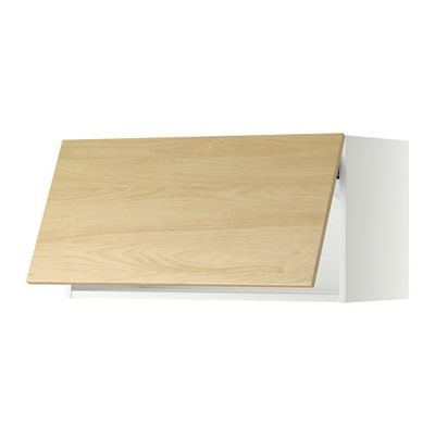 МЕТОД Горизонтальный навесной шкаф - 80x40 см, Тингсрид под березу, белый МЕТОД Горизонтальный навесной шкаф - 80x40 см, Тингсрид под березу, белый