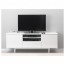 МОСТОРП Тумба под ТВ - глянцевый белый