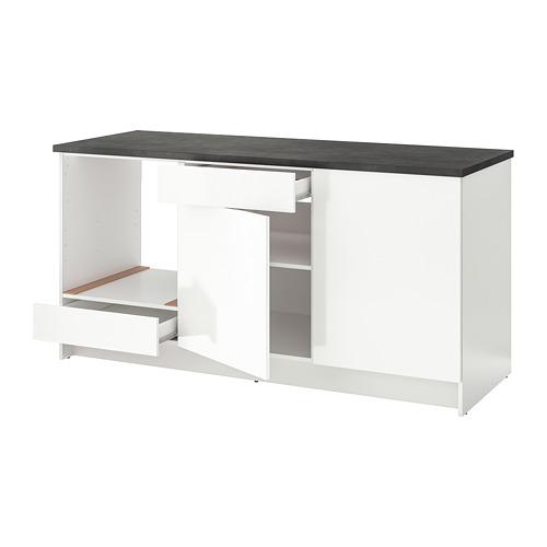 KNOXHULT напольный шкаф с дверцами и ящиком