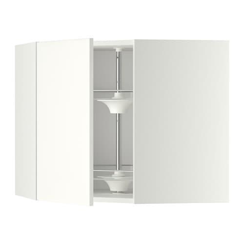 МЕТОД Угл нвсн шкф с вращающ секц - белый, Хэггеби белый, 68x60 см